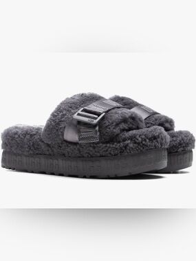 UGG Fluffita Slide - Charcoal grey